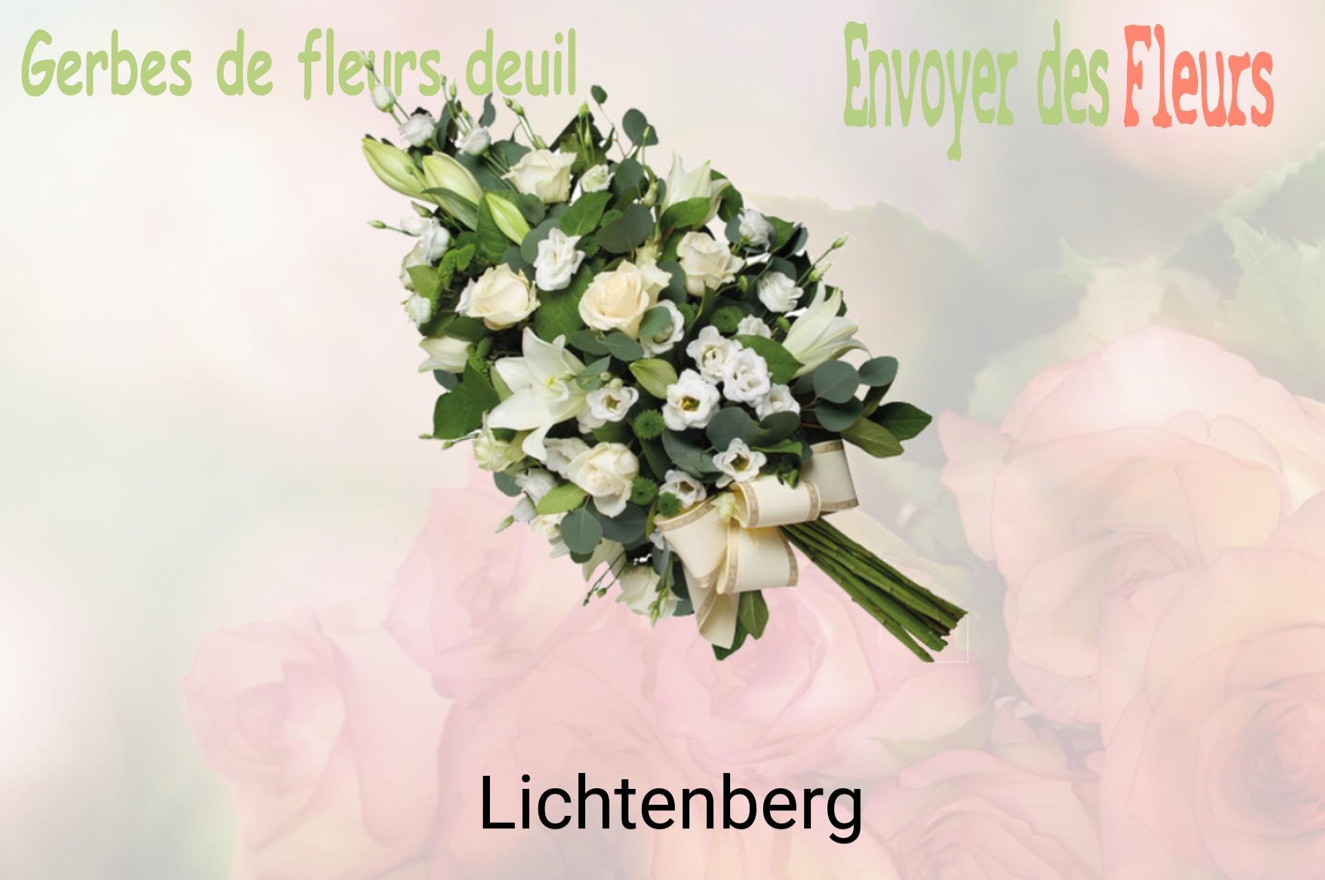 Gerbe de fleurs de deuil livrée à Lichtenberg